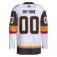 Men's Vegas Golden Knights  adidas White Away  Primegreen Custom Jersey