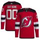Men's New Jersey Devils  adidas Red Home  Primegreen Custom Jersey