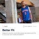 Men's Detroit Pistons Fanatics Blue Fast Break Custom Replica Jersey - Icon Edition