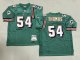 Men's #54 Zach Thomas Aqua Miami Dolphins Jersey