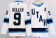 Men's #9 Clayton Keller Utah Hockey Club White City Edition Jersey