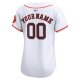 Women's Houston Astros Nike White Home Limited Custom Jersey