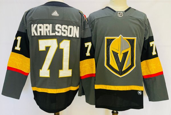 Men's Las Vegas Golden Knights #71 William Karlsson Alternate Premier Jersey