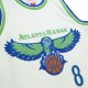 Men's Atlanta Hawks Steve Smith Mitchell & Ness Cream Chainstitch Swingman Jersey
