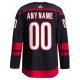 Men's Carolina Hurricanes  adidas Black Home  Primegreen Custom Jersey