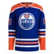 Men's Edmonton Oilers  adidas Royal Home  Primegreen Custom Jersey